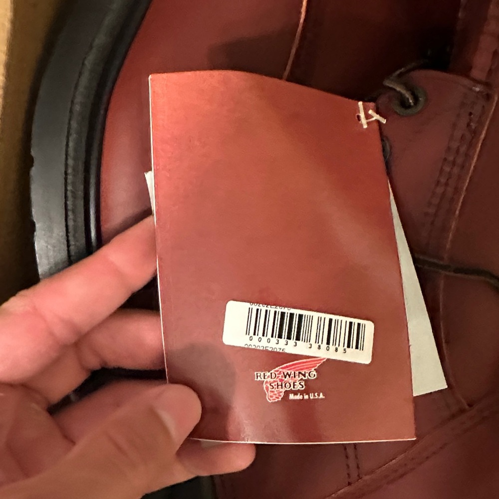 Men's Redwing Supersole Brown Leather Boots - Picture 8 of 8
